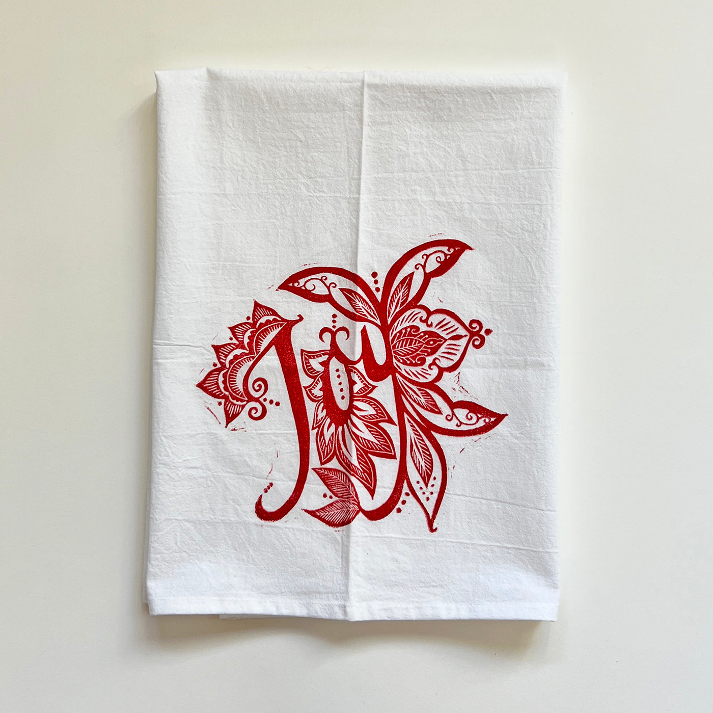 Joy Block Printed Kitchen Towel - by Valori Wells