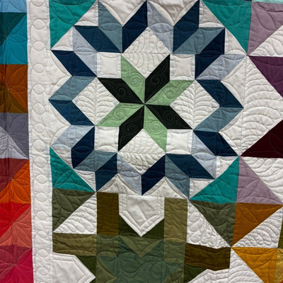 Stitchin Post BOM Traditional Setting Finished Quilt 60 x 80