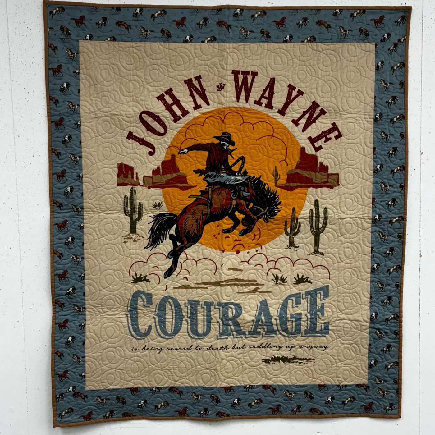 John Wayne Finished Quilt - Employee Boutique