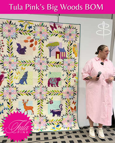PRE-ORDER Big Woods Block Fabric Kit by Sarah Fielke and Tula Pink