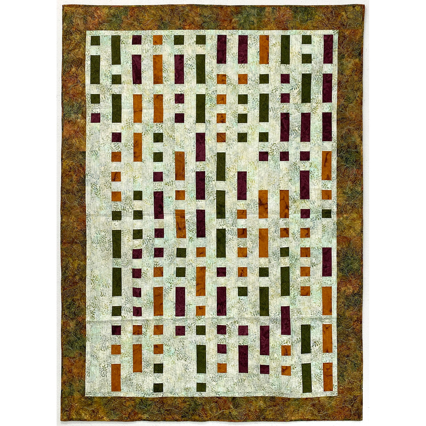 Morse Code Finished Quilt Handcraft