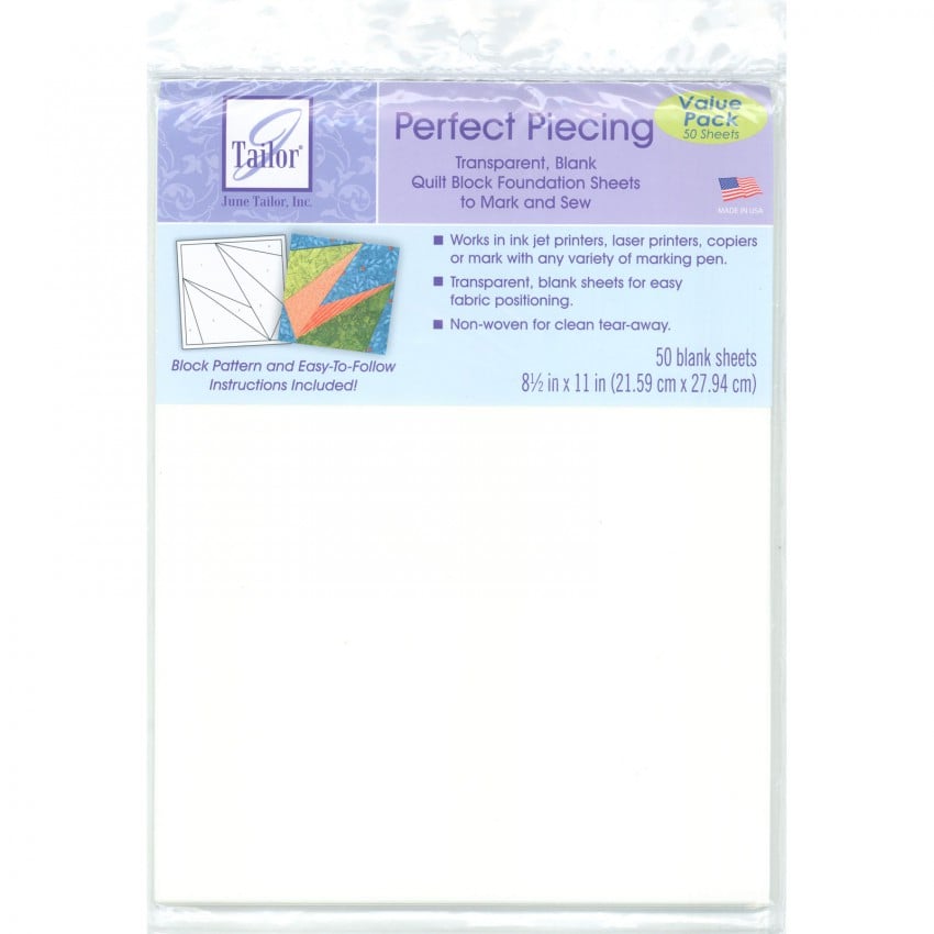 Perfect Piecing Foundation Sheets 50 sheets