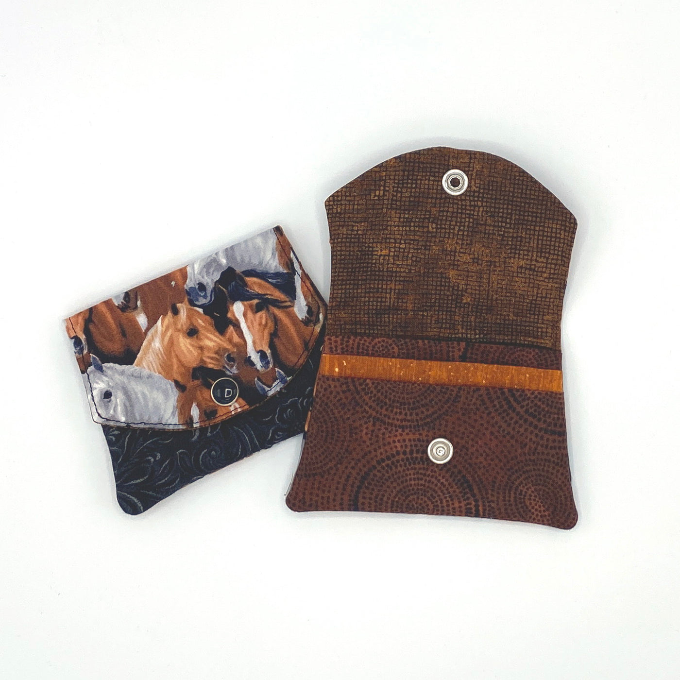 Little Wallet - Horses - Finished Product