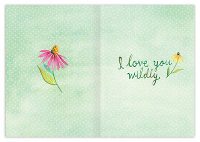 Wildflowers Anniversary Card by Katie Daisy