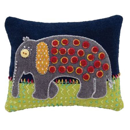 Elephant Appliqué Pincushion Kit