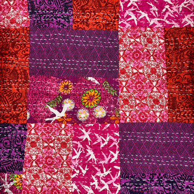 Vintage Val Kantha Cloth Purple