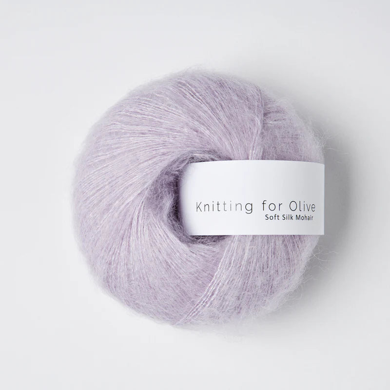 Knitting for Olive Soft Silk Mohair -Unicorn Purple