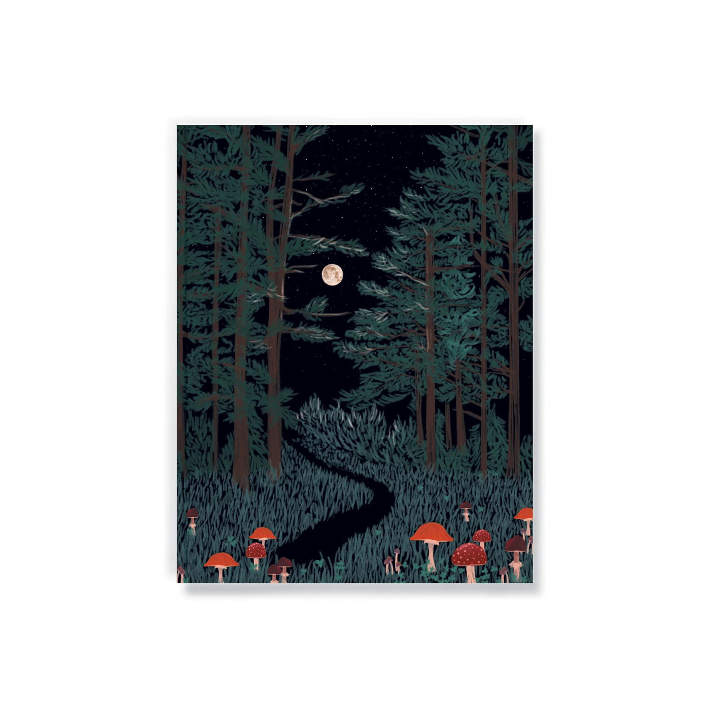 Denik - Moonrise Forest Layflat Notebook