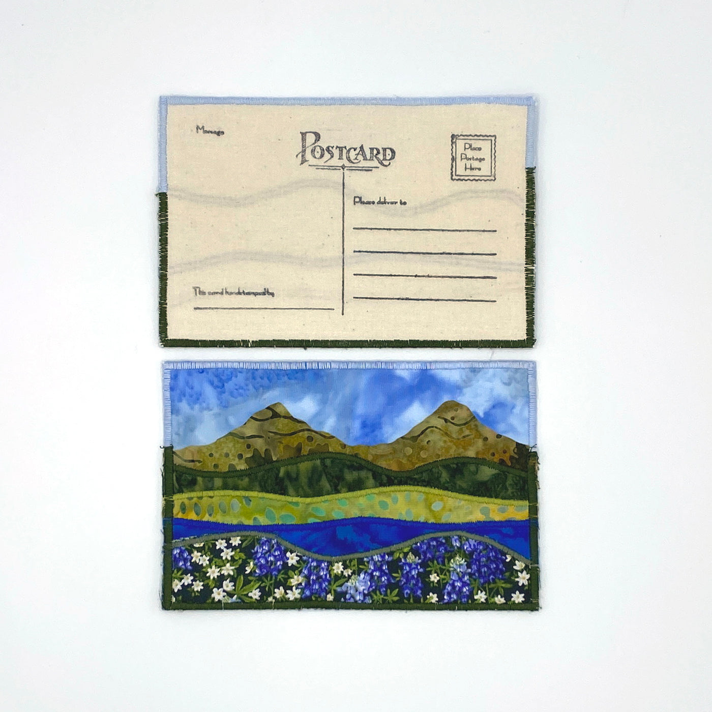 Landscape Fabric Postcard Kit