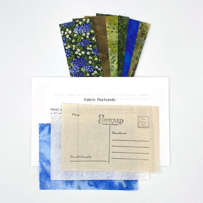 Landscape Fabric Postcard Kit