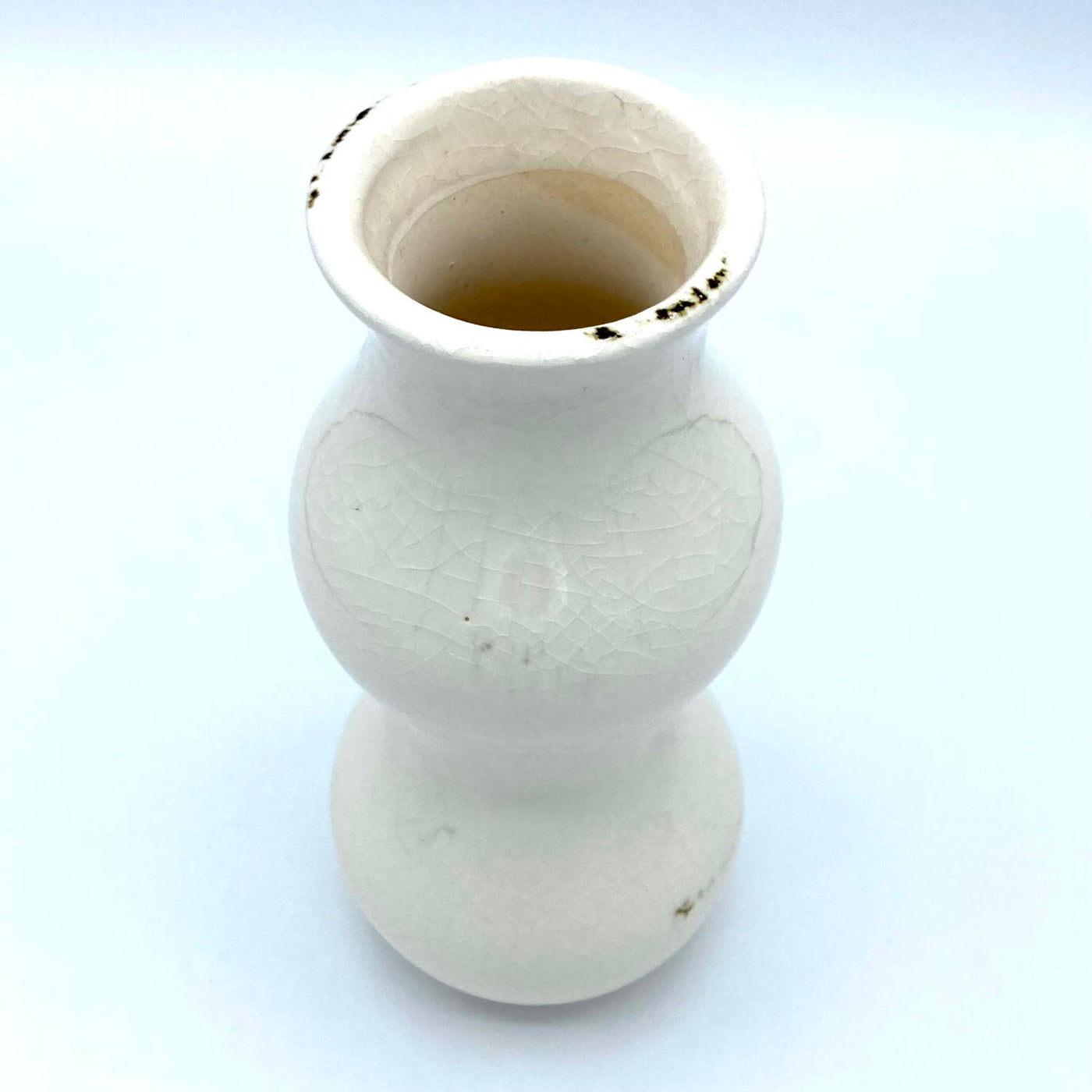 Ceramic Circular Vase - White
