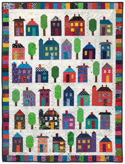 My Kind of Neighborhood Quilt Pattern - PDF Download
