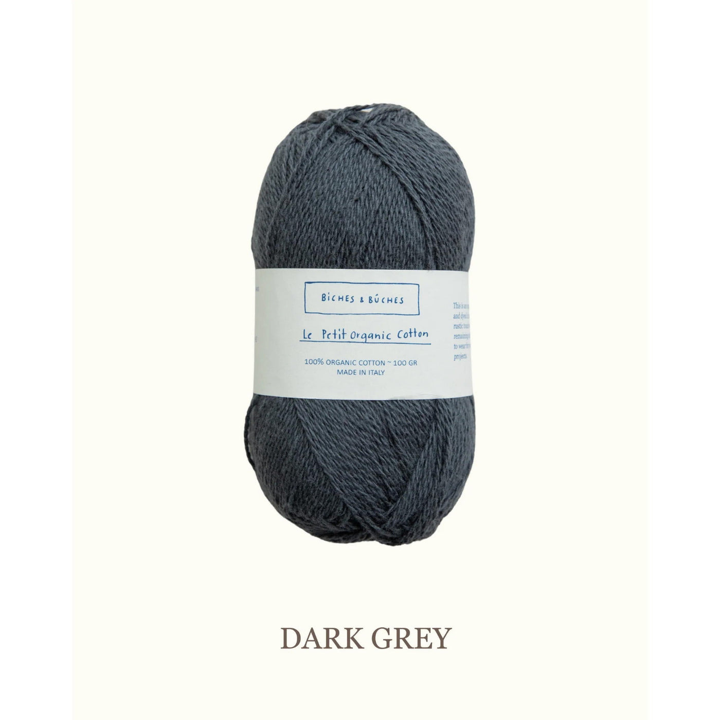 Le Petit Organic Cotton B2B - Dark Grey