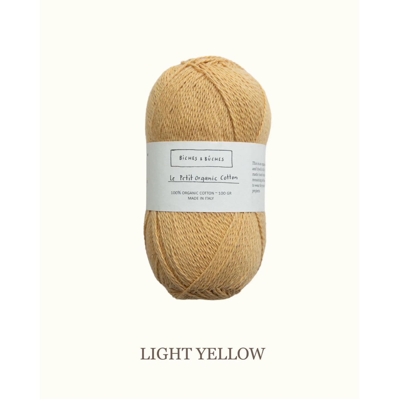 Le Petit Organic Cotton B2B - Light Yellow