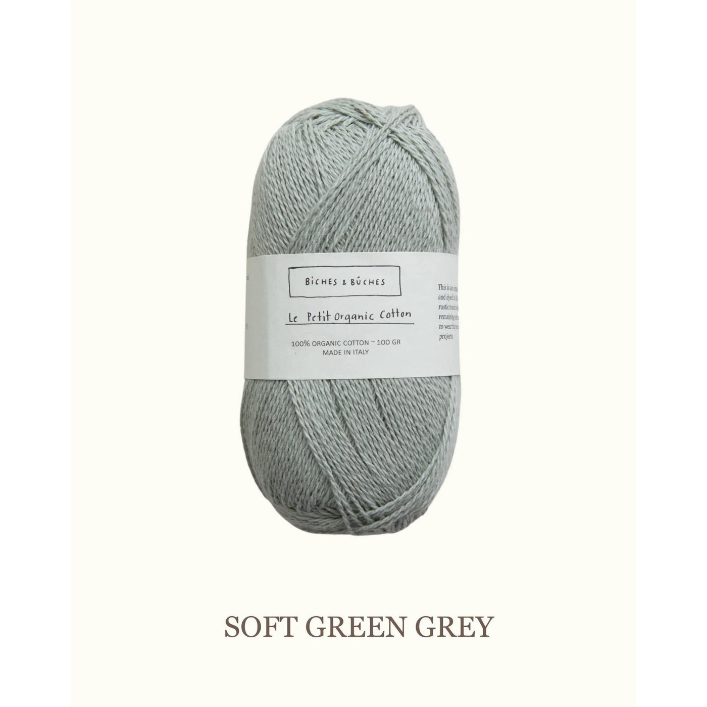 Le Petit Organic Cotton B2B - Soft Green Grey
