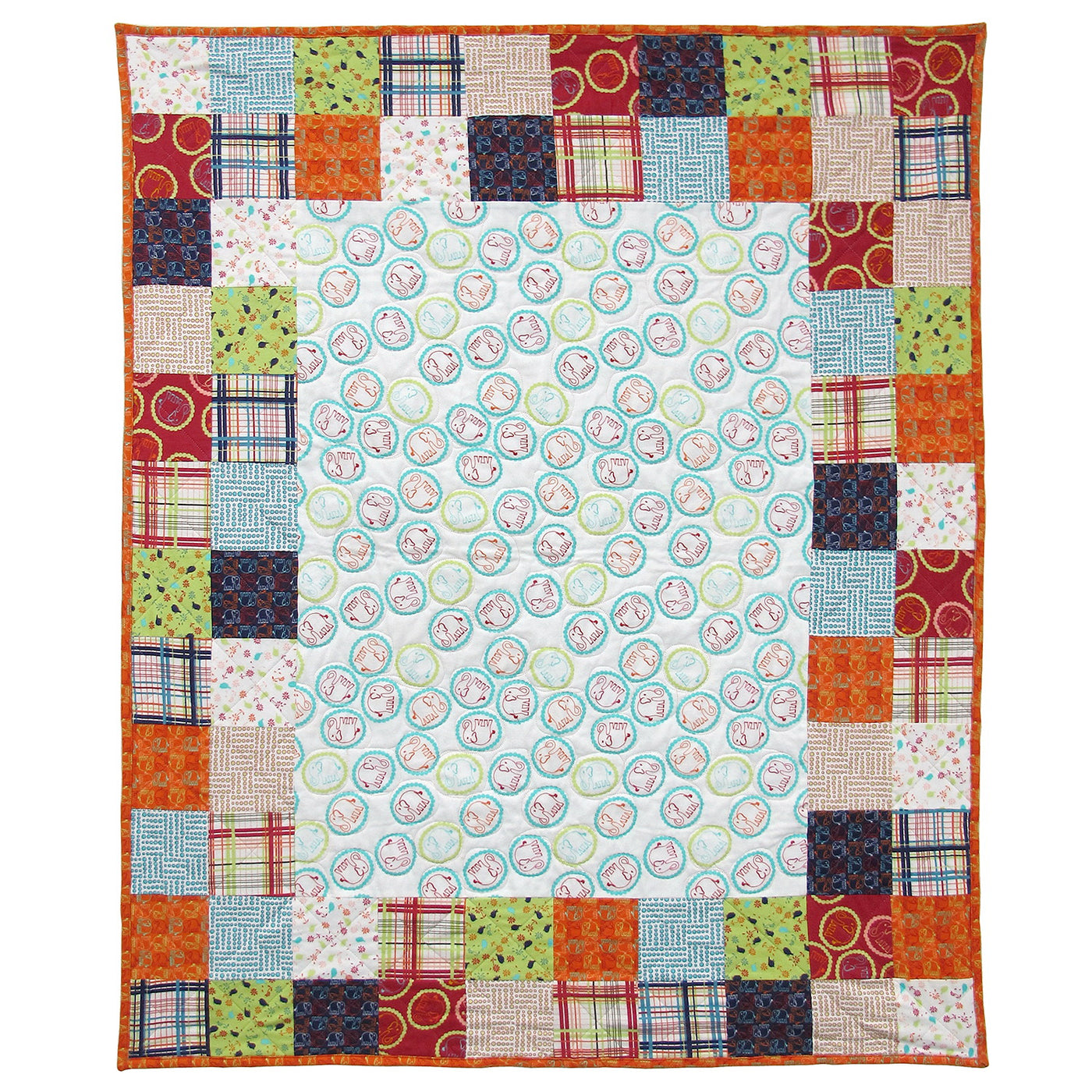 Flannel Baby Quilt Finished Quilt 39x46