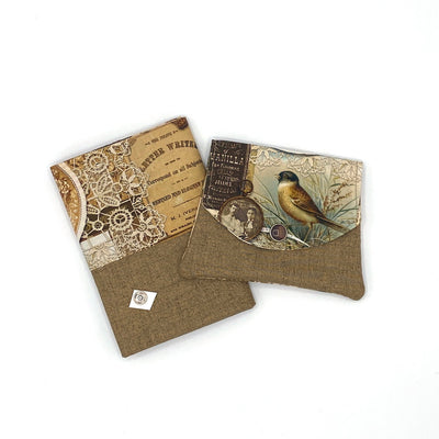 Brown Collage Little Wallet Kit