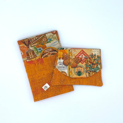 Orange Collage Little Wallet Kit