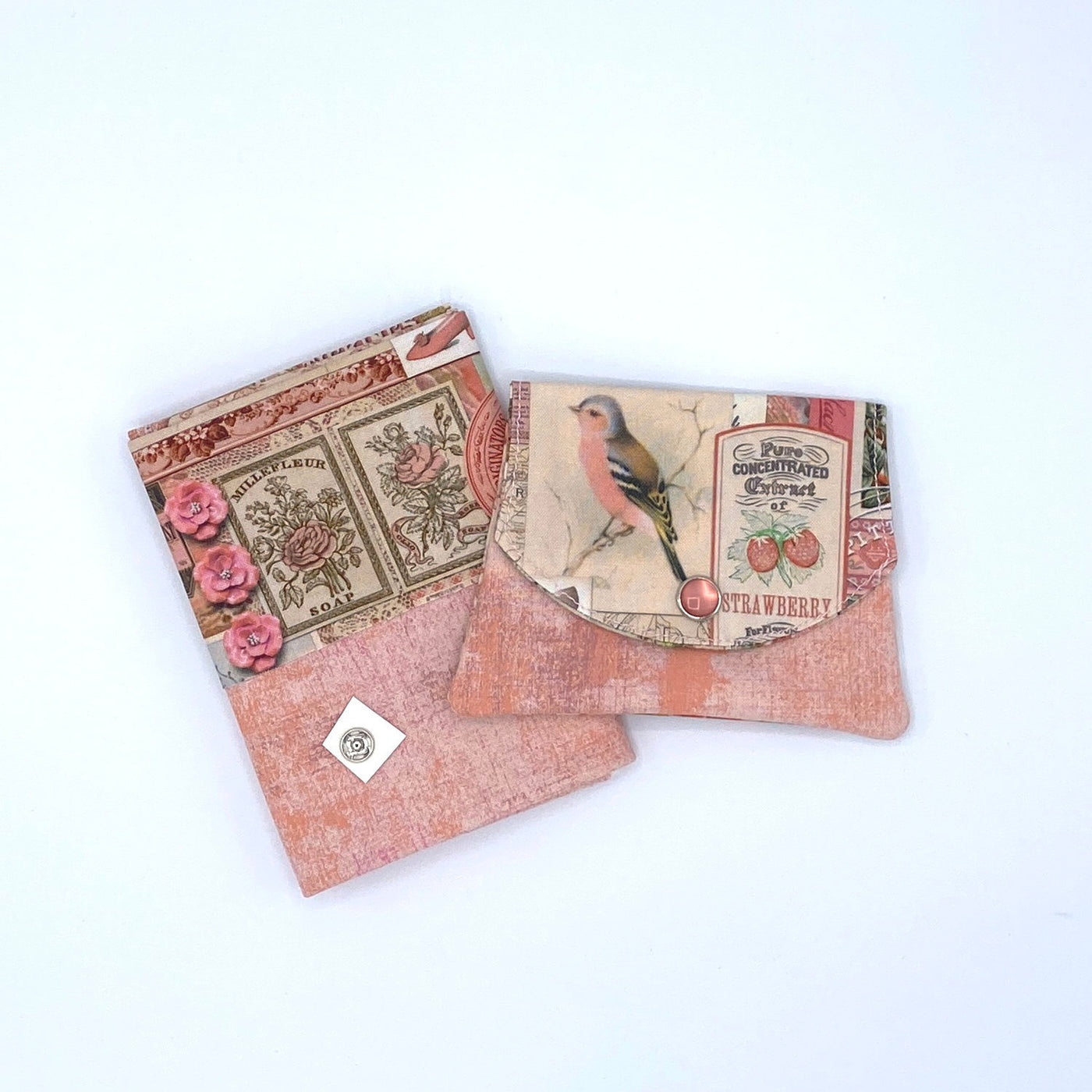 Pink Collage Little Wallet Kit