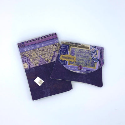 Purple Collage Little Wallet Kit