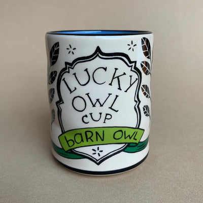 Lucky Barn Owl  Cup - Large