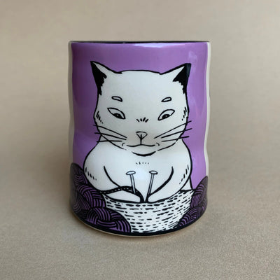Lucky Cat Knitting Spark Cup - Large