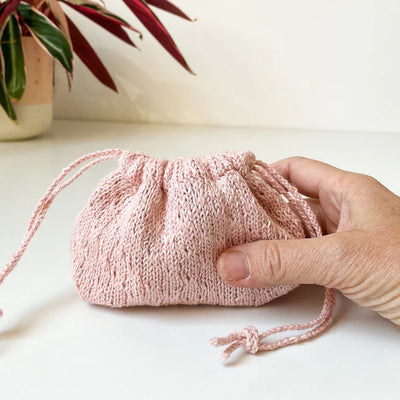 Flax & Twine Mini Trellis Drawstring Bag Kit