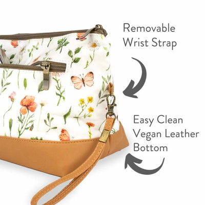 Trinity Bag - Medium Zippered Knitting Project Bag - Mountain Meadow