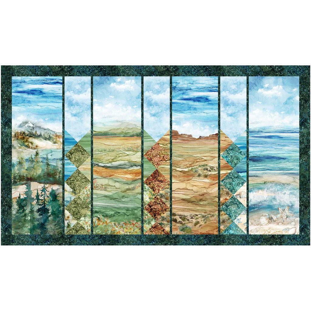 Mountains to Seashore Quilt Pattern