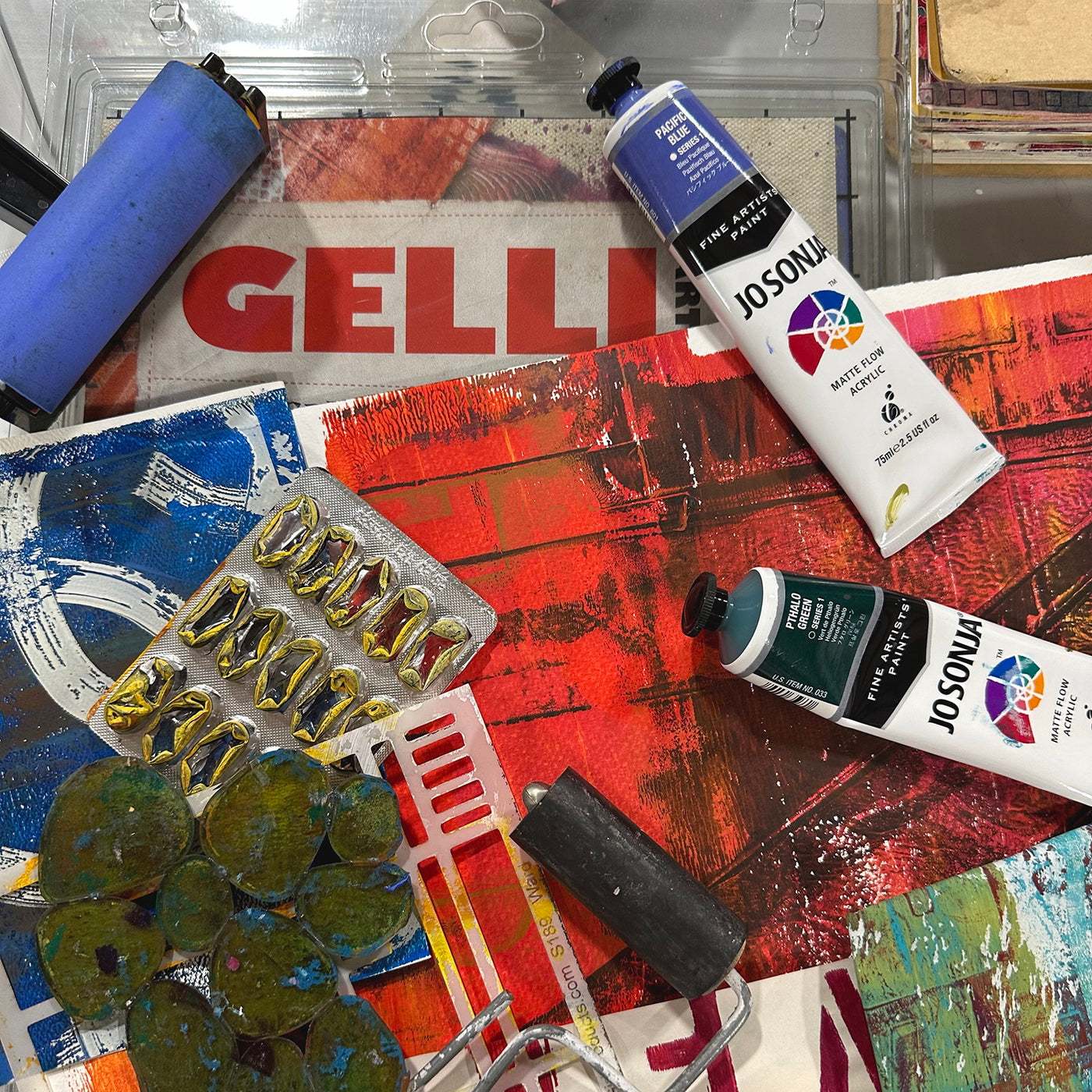 418  Geltastic & Printalicious: A Print Workshop with Michele Muska & Leslie Jenison on 7/10/2025