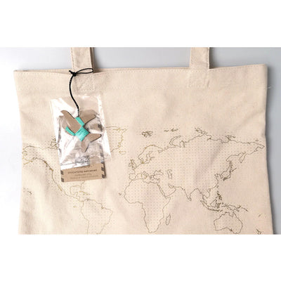 Where You've Been Tote Bag Kit by Chasing Threads