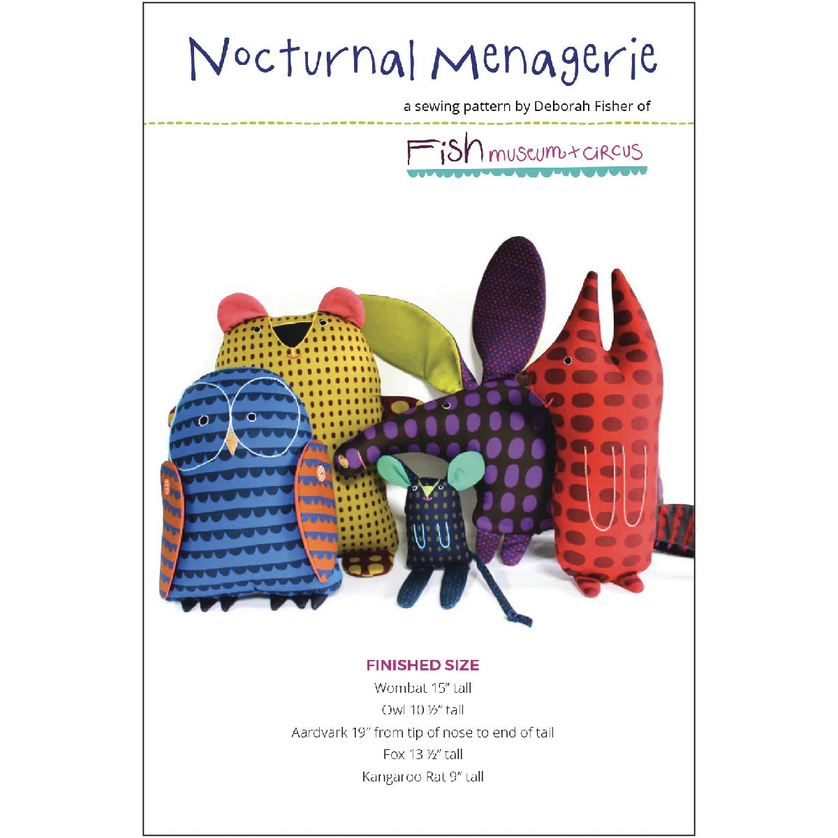 Nocturnal Menagerie Pattern