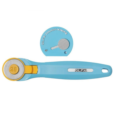 Olfa Splash Rotary Cutter With Touch Knife 28mm