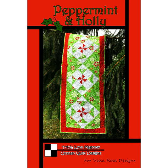 Peppermint Holly Pattern Villa Rosa Designs