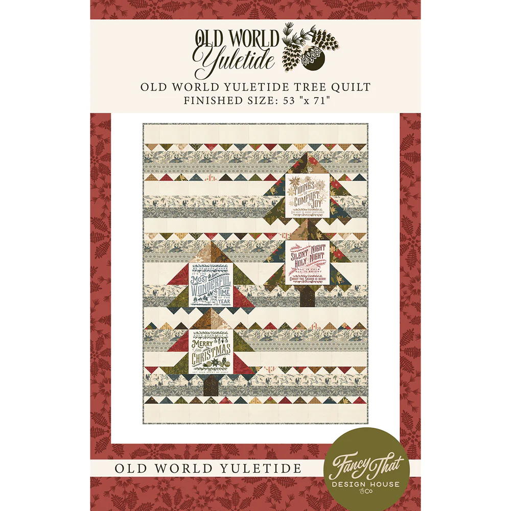 Old World Yuletide Tree Quilt Pattern