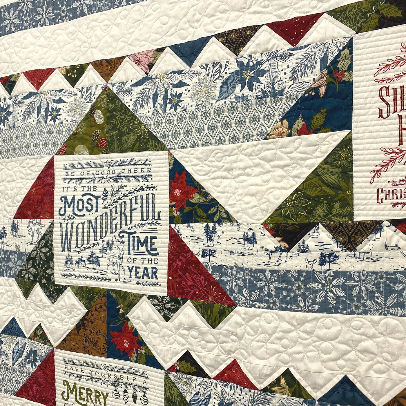 Old World Yuletide Quilt Kit