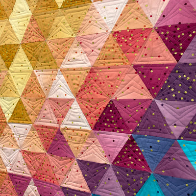Ombre' Triangles Pattern