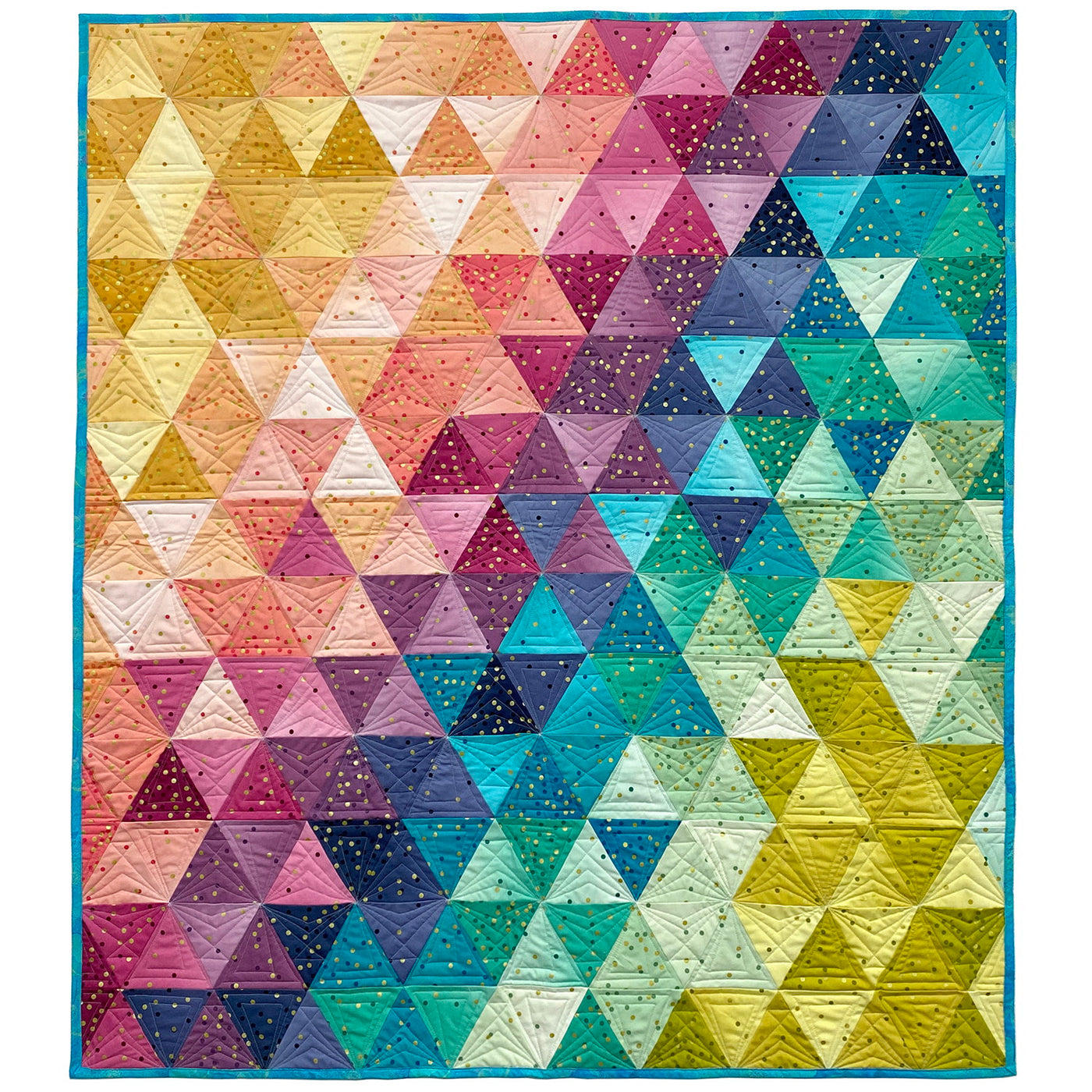 Ombre' Triangles Pattern