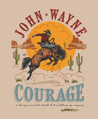 John Wayne Courage Panel Sand P14307-SAND