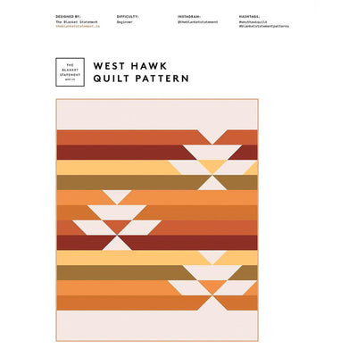 West Hawk by the Blanket Statement Quilt Co. - Quilt Pattern