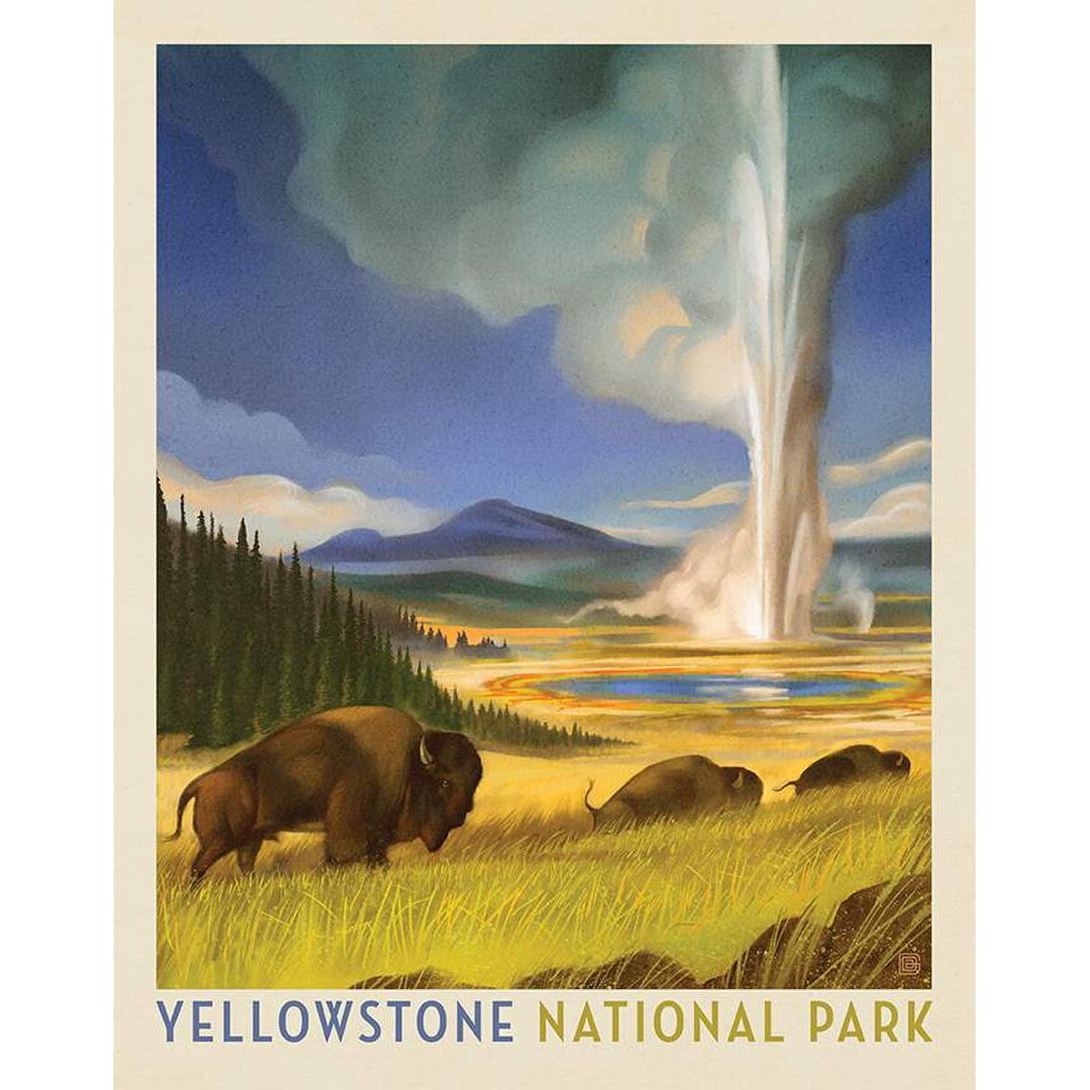 National Parks Yellowstone Poster Panel PD16136-PANEL
