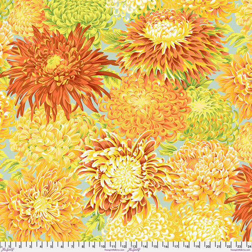 Japanese Chrysanthemum Yellow Kaffe Fasett Collective PJ41.YELLO