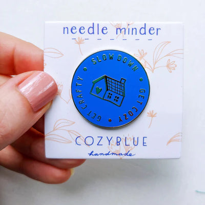 Needle Minder Slow Down, Get Cozy, Get Crafty - CozyBlue Handmade