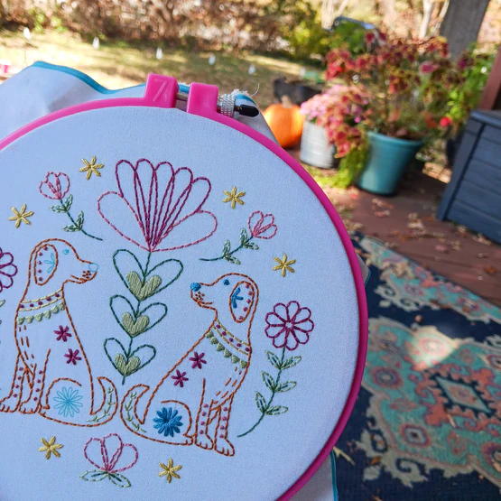 DIY Folk Tails Embroidery Kit - CozyBlue Handmade