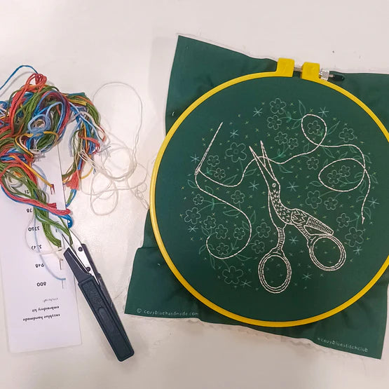 DIY Stitchcraft Embroidery Kit - CozyBlue Handmade