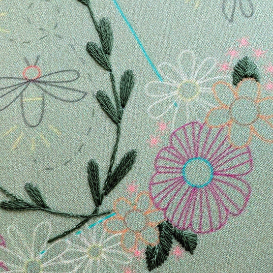 DIY Fireflies Embroidery Kit - CozyBlue Handmade