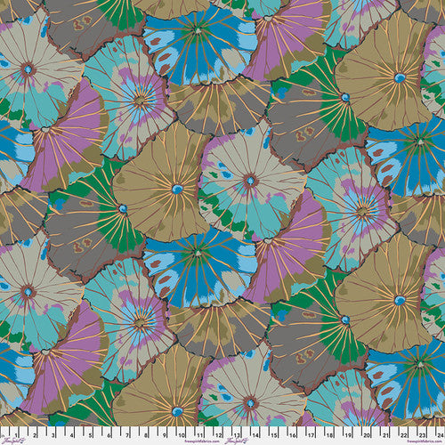 Kaffe Fassett Collective Lotus Leaf Grey PWGP029.GREY