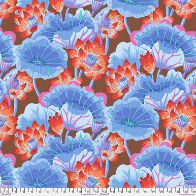 Kaffe Fassett Collective Lake Blossoms Brown PWGP093.BROWN