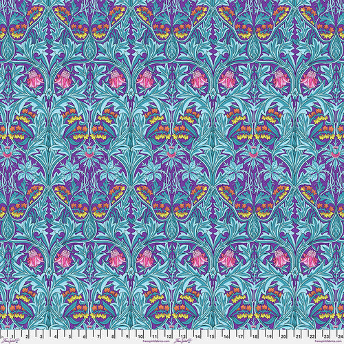 Bluebell Purple Kaffe x Morris & Co. PWKW004.PURPLE