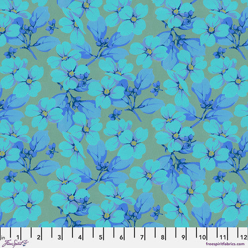 Nation of Flowers Dogwood Aqua PWMN051.AQUA